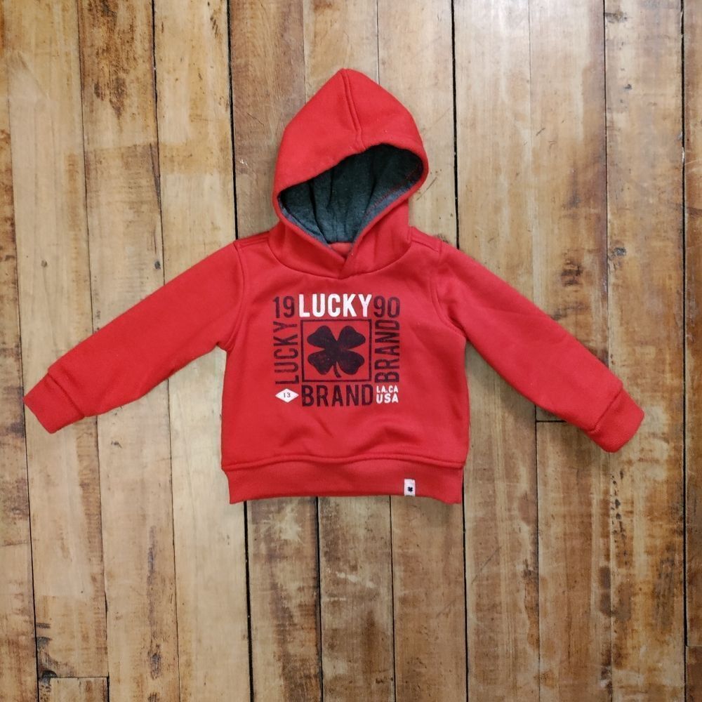 Lucky Brand sweatshirt 12 months hoodie red sweatshirt winter unisex spring